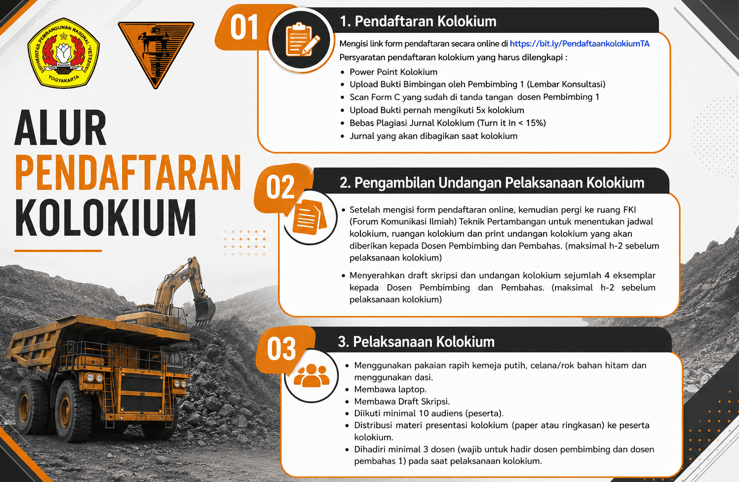 Colloquium Registration Requirements