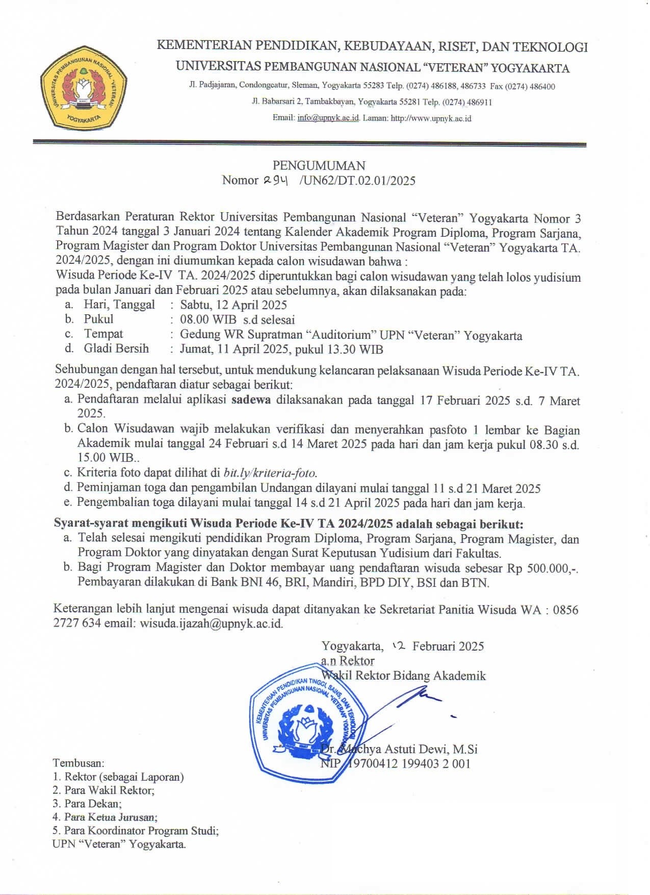 Mining Engineering Study Program