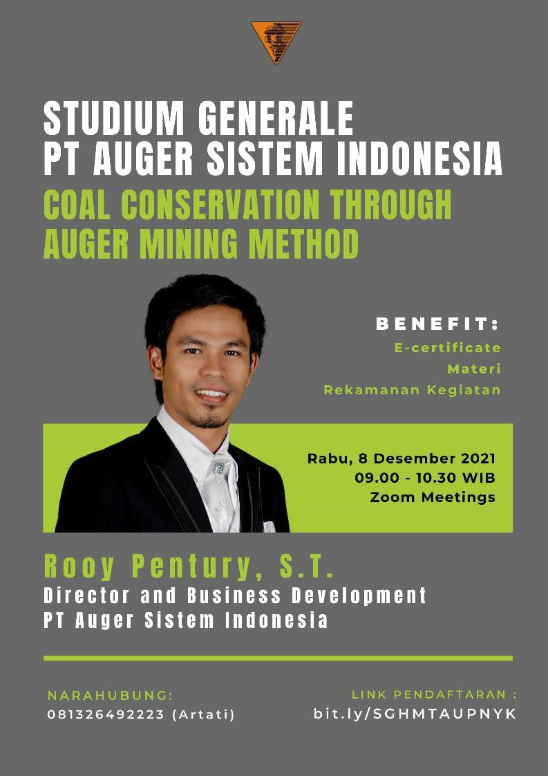 Mining Engineering Study Program
